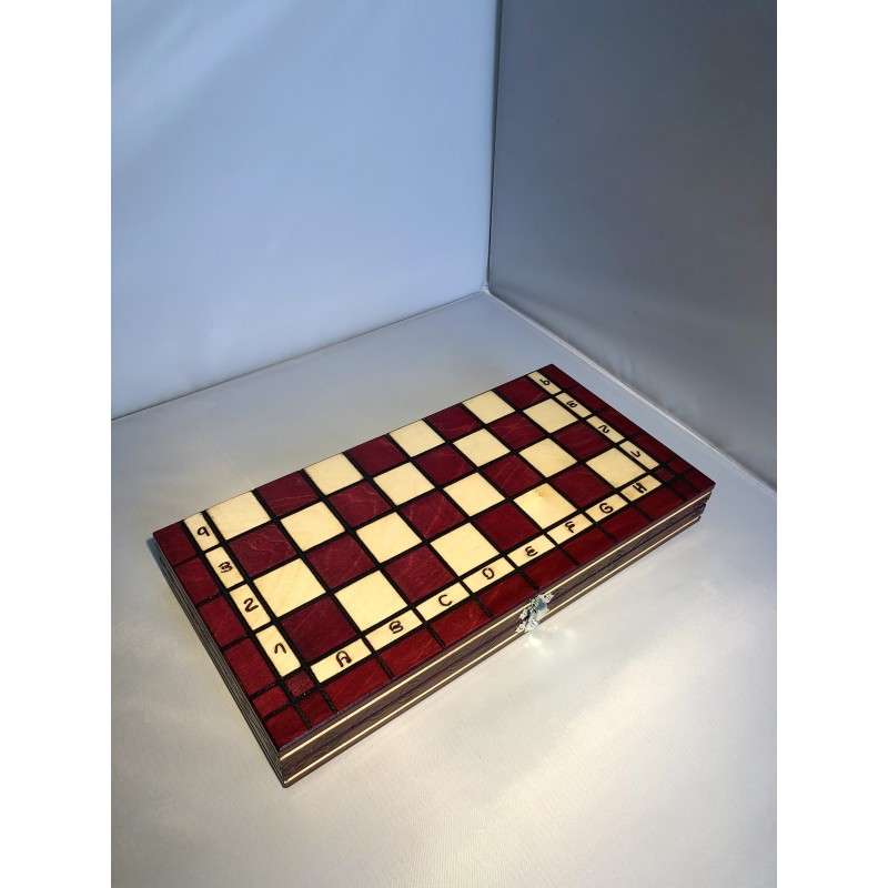 Jeu d”échecs “Pearl” couleur fuchsia fabrication en Charme 35CMX35CM Jeu d”échecs “Pearl” couleur fuchsia fabrication en Charme 35CMX35CM