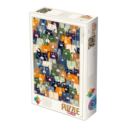 Puzzle 1000 pièces :  Andrea Kurti - Cats