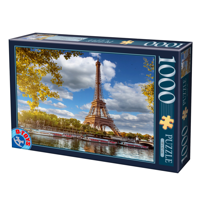 Puzzle 1000 pièces : Famous Tour Eiffel Puzzle 1000 pièces : Famous Tour Eiffel