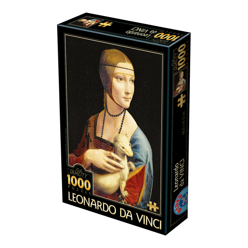 Puzzle 1000 pièces : Vinci - La Dame à l’Hermine Puzzle 1000 pièces : Vinci - La Dame à l’Hermine