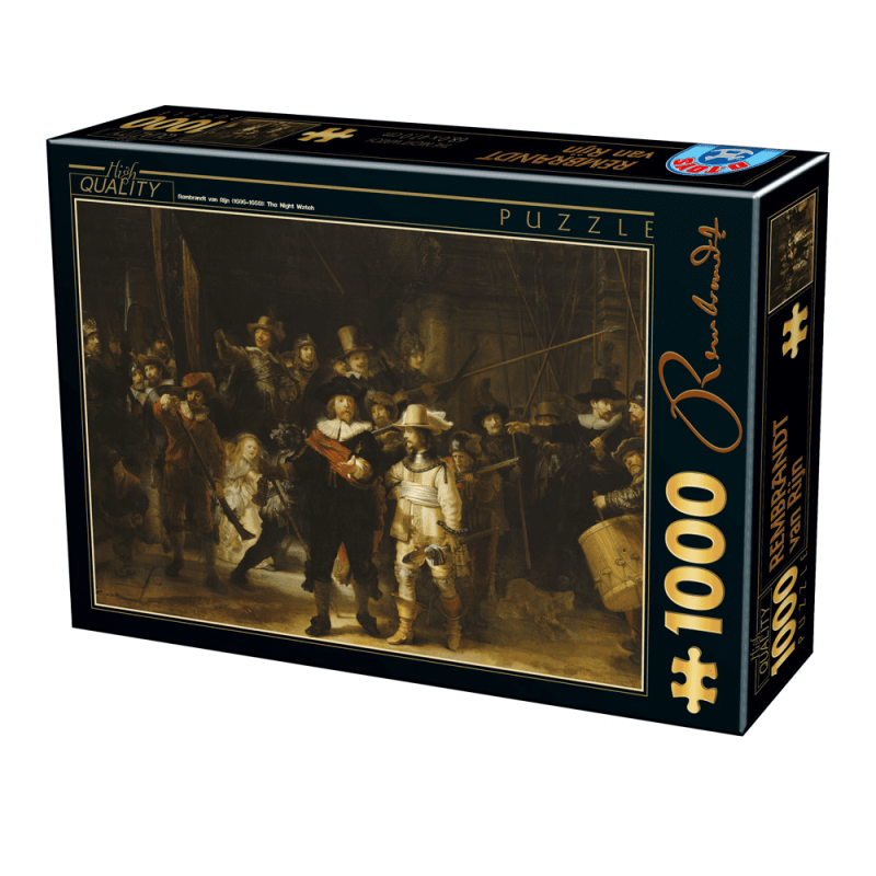 Puzzle 1000 pièces : Rembrandt - La Nuit Puzzle 1000 pièces : Rembrandt - La Nuit