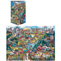 Puzzle 2000 pièces : Go Camping