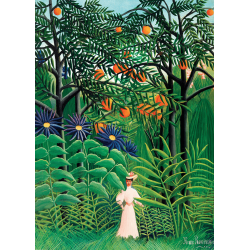 Puzzle 1000 pièces : 
Femme Forêt exotique