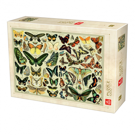 Puzzle 1000 pièces : Encyclopedia - Papillons