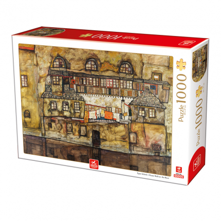 Puzzle 1000 pièces : Egon Schiele, House