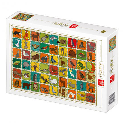 Puzzle 1000 pièces : Animaux de La Forêt