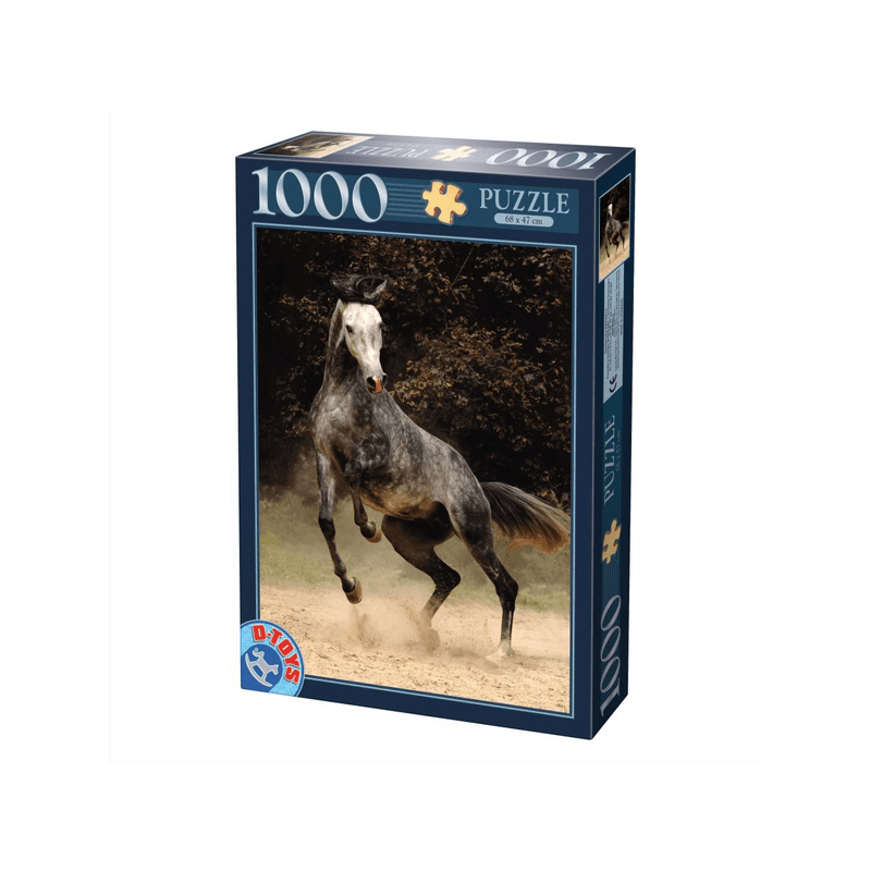 Puzzle 1000 pièces : Cheval Gris Puzzle 1000 pièces : Cheval Gris