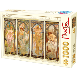 Puzzle 1000 pièces : Mucha, Moment/Journée