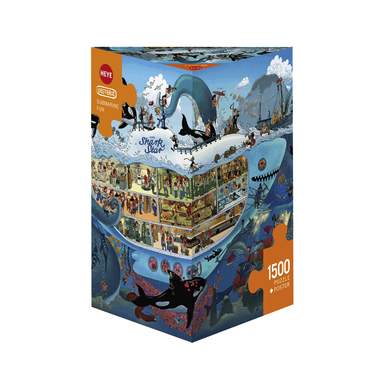 Puzzle 1500 pièces : Submarine Fun, Oesterle Puzzle 1500 pièces : Submarine Fun, Oesterle