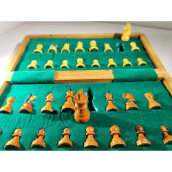 Coffret échecs magnétique 25 cm -  Palissandre