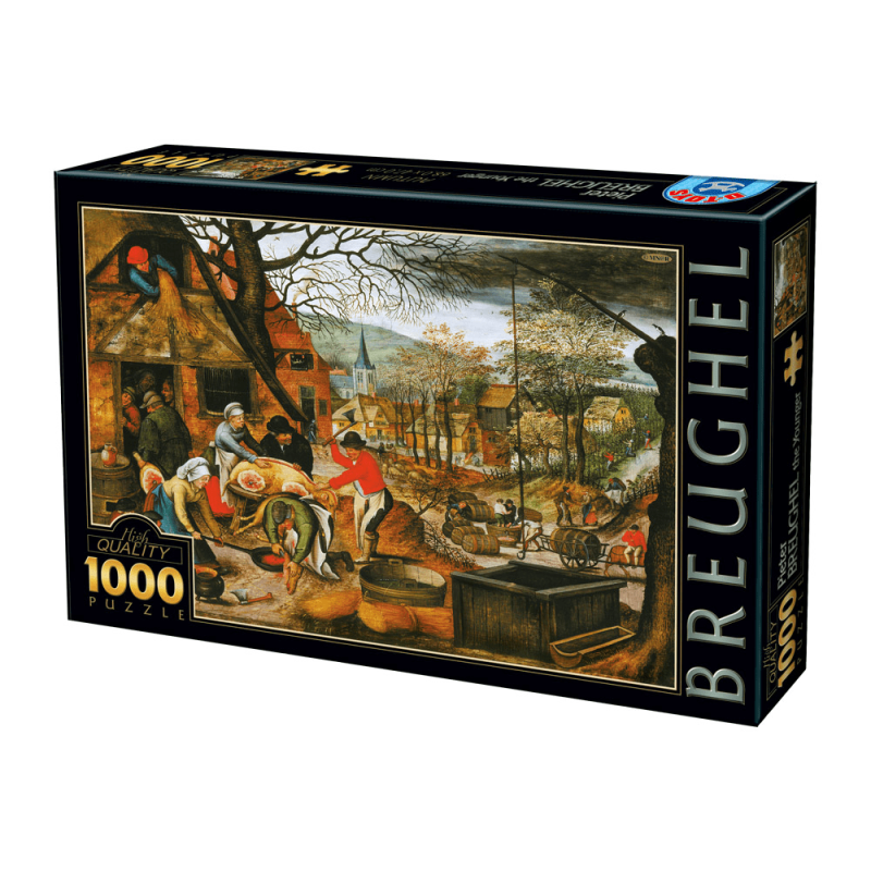 Puzzle 1000 pièces : Brueghel - Automne Puzzle 1000 pièces : Brueghel - Automne