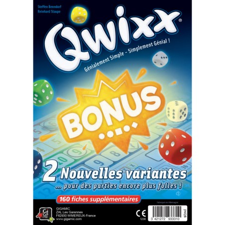 Recharge Bloc Qwixx Bonus