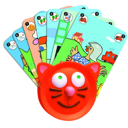 Chat-Porte cartes