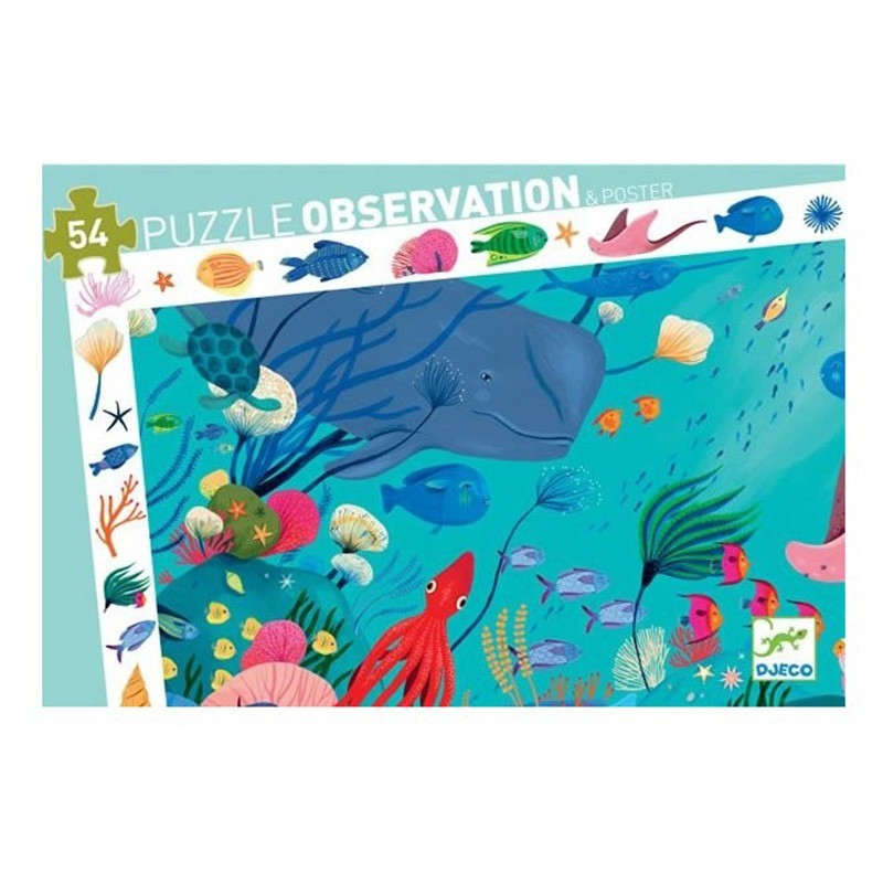 Puzzle observation - Aquatique 54 pcs Puzzle observation - Aquatique 54 pcs