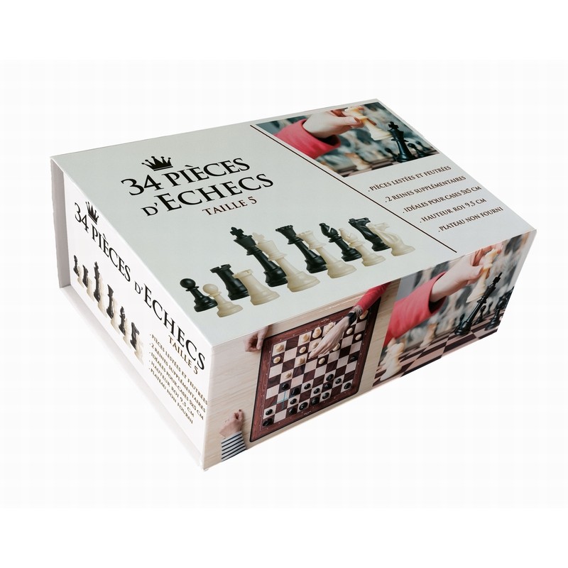 Pièces Echecs Plastique T.5 Pièces Echecs Plastique T.5