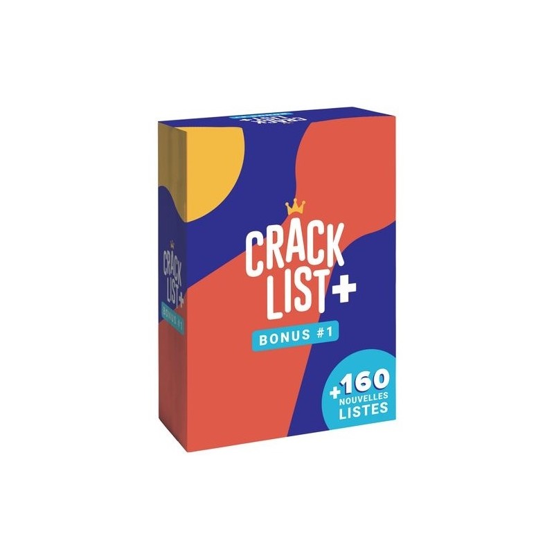 Crack List : Bonus 1 Crack List : Bonus 1