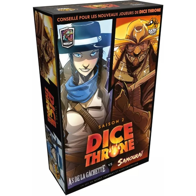 Dice Throne S2- As de la gâchette vs Samouraï Dice Throne S2- As de la gâchette vs Samouraï