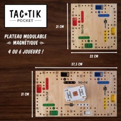 Tac-Tik 6 joueurs Pocket