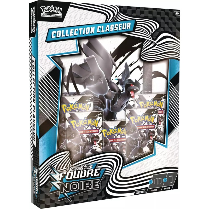 Pokémon EV10.5 : Portfolio A4 + 5 Boosters Pokémon Foudre Noire Pokémon EV10.5 : Portfolio A4 + 5 Boosters Pokémon Foudre Noire