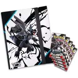 Pokémon EV10.5 : Portfolio A4 + 5 Boosters Pokémon Foudre Noire