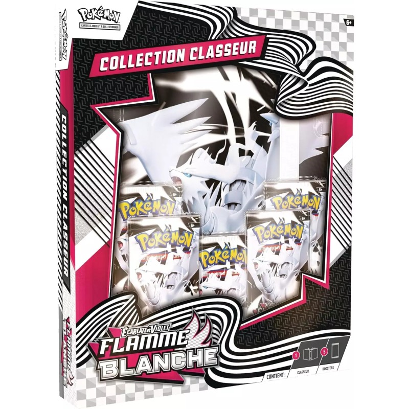 Pokémon EV10.5 : Portfolio A4 + 5 Boosters Pokémon Flamme Blanche Pokémon EV10.5 : Portfolio A4 + 5 Boosters Pokémon Flamme Blanche
