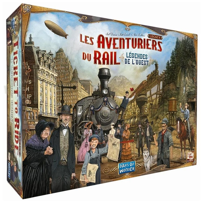 Les Aventuriers du Rail : Legacy - Légendes de l’Ouest Les Aventuriers du Rail : Legacy - Légendes de l’Ouest