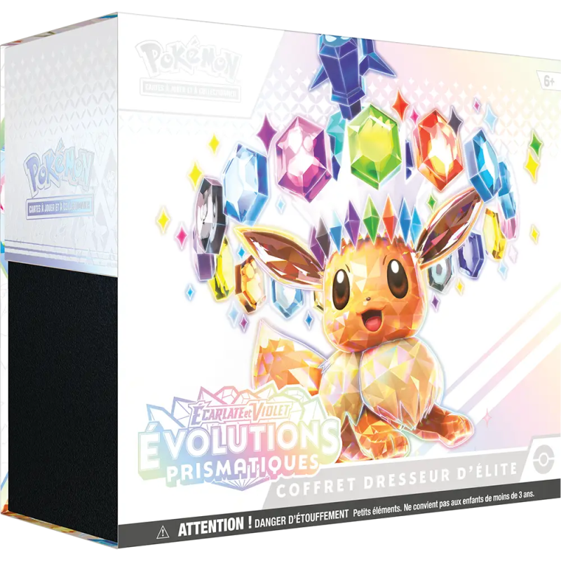 Coffret Pokémon ETB
Evolutions Prismatiques Coffret Pokémon ETB
Evolutions Prismatiques