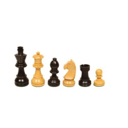 Pièces échecs T.3 Buis/ébonisé Chopra