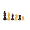 Pièces échecs T.3 Buis/ébonisé Chopra