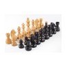 Pièces échecs T.5 Buis/ébonisé Chopra