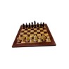 Jeu d’échecs bois marqueterie 30 cm