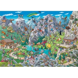 Puzzle 1000 pièces :  Alpine Fun, Tanck