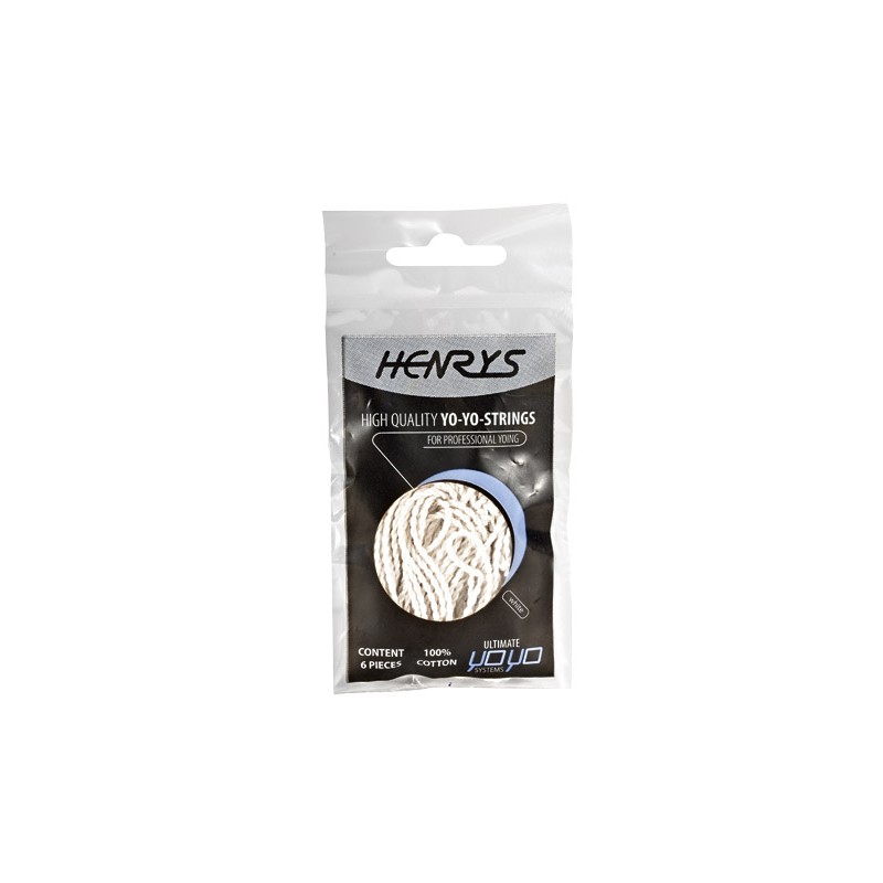 Yoyo - Ficelle Blanche Coton Henry’s x6