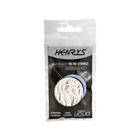 Yoyo - Ficelle Blanche Coton Henry’s x6