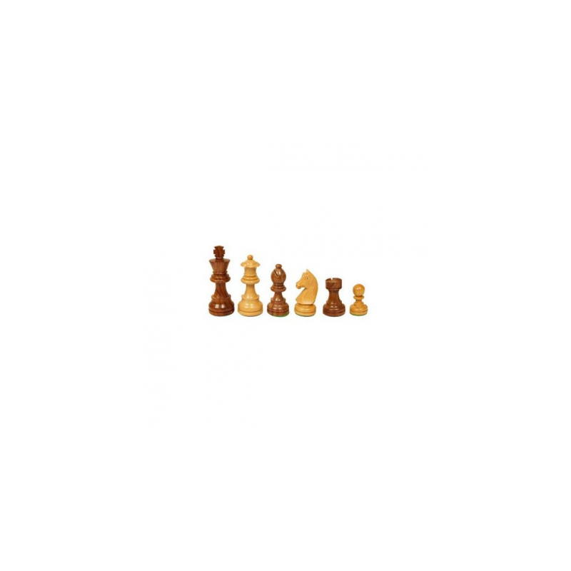 Pieces échecs T.3 Buis/Acacia Staunton Pieces échecs T.3 Buis/Acacia Staunton
