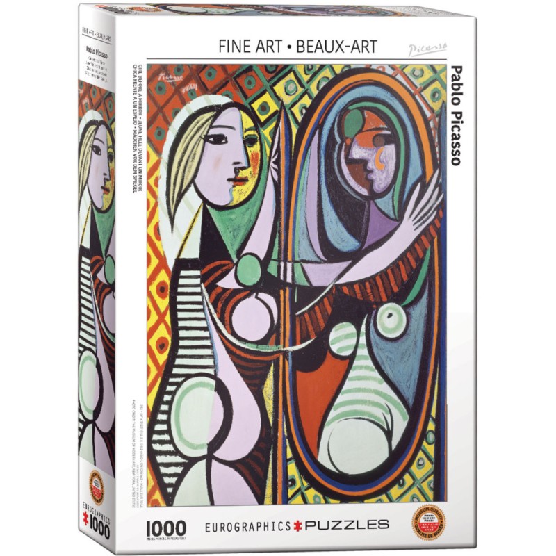 Puzzle 1000 pièces : Jeune Fille Devant le Miroir