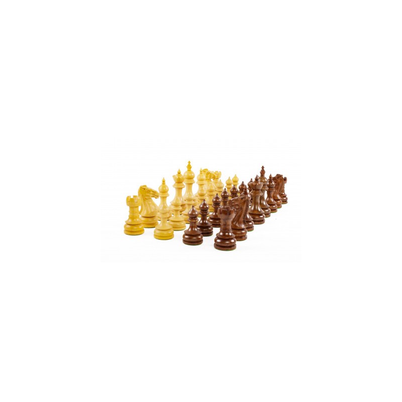 Pièces échecs T.5 Buis/Acacia Taj Mahal Pièces échecs T.5 Buis/Acacia Taj Mahal