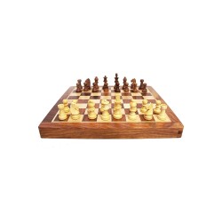Coffret échecs magnétique - 30cm - Palissandre