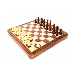 Coffret échecs magnétique - 30cm - Palissandre