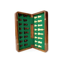 Coffret échecs magnétique - 30cm - Palissandre