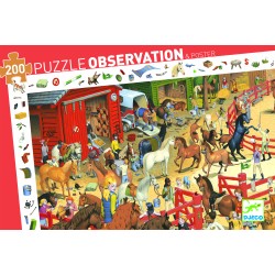 miniature1 Puzzle observation - Equitation 200 pcs