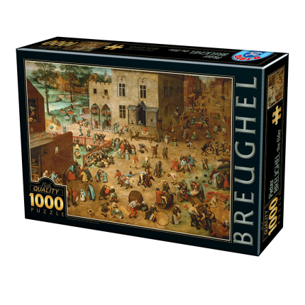 Puzzle 1000 pièces : Brueghel - Jeux d’enfants 