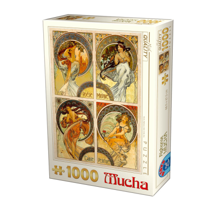 Puzzle 1000 pièces : Mucha - Art