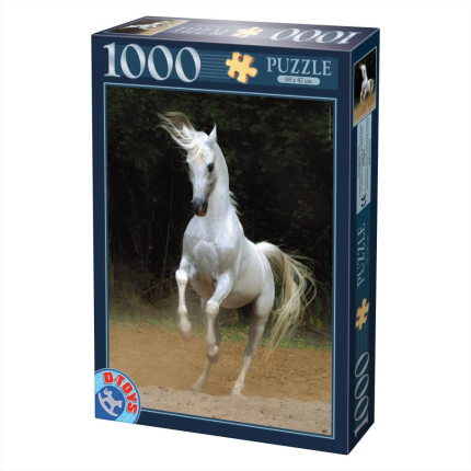 Puzzle 1000 pièces : Cheval Blanc