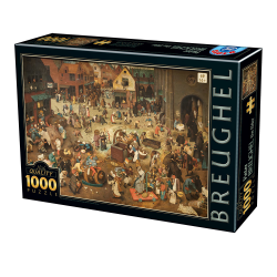 miniature1 Puzzle 1000 pièces : Brueghel - Carnaval