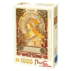 miniature1 Puzzle 1000 pièces : Mucha - Zodiac