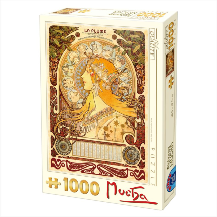 Puzzle 1000 pièces : Mucha - Zodiac