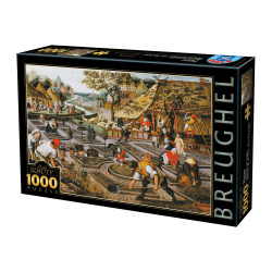 miniature1 Puzzle 1000 pièces : Brueghel - Printemps 