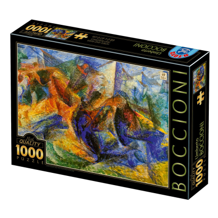 Puzzle 1000 pièces : Boccioni - Course de Chevaux