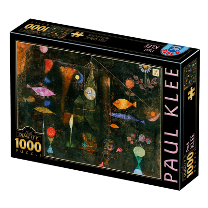 Puzzle 1000 pièces : Klee - Poissons Magiques